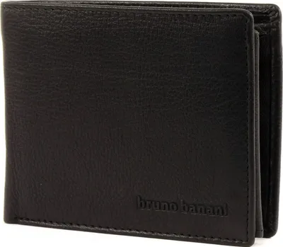 Produktbild von bruno banani Leder Geldbörse Schlüsselanhänger Gift Set Slim Wallet / Keychain Black Black schwarz