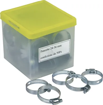 Produktbild von easyPART passend für 10029842 EUROPART Schlauchschelle 24-36mmØ Chromstahl 50Stk