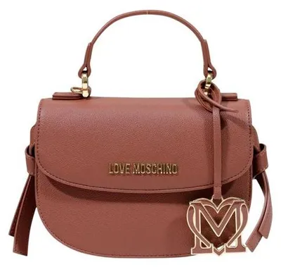Obrázok produktu pre Kožená kabelka Love Moschino, farba hnedá, model JC4057PP