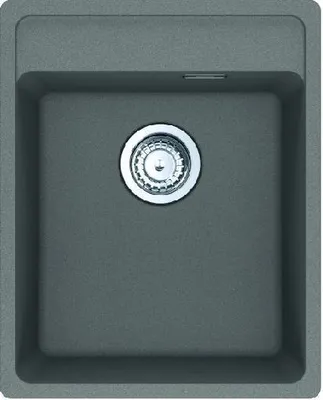 Produktbild von Franke Maris - Fragranit Küchenspüle MRG 610-37 FTL, 410x510 mm, Grauer Stein 114.0661.442