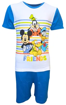 Produktbild von Schlafanzug kurz Disney Mickey and Friends Blau 122 cm