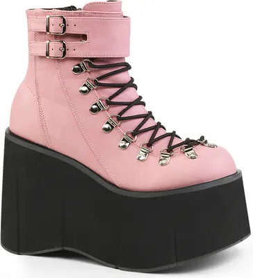 Produktbild von KERA-21 Damen Booties von DemoniaCult, Rosa , EU 42, US 12