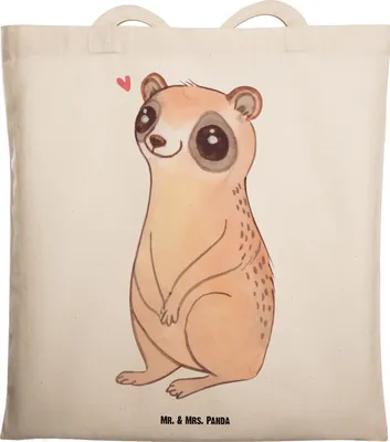 Produktbild von Mr. & Mrs. Panda Uni Tasche Plumplori Glücklich - Transparent - Geschenk, Glück, Niedlich, Lustige Sprüche, Tote Bag, Jutebeutel, Laptoptasche, Shopping