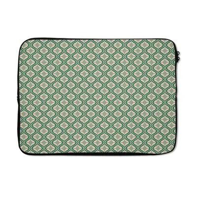 Produktbild von MuchoWow® Laptop Hülle 14 ZollSchneeflocke - Winter - Vintage - Muster - Weihnachten Laptoptasche - Laptoptasche - Stoßsicher - Schutzhaube