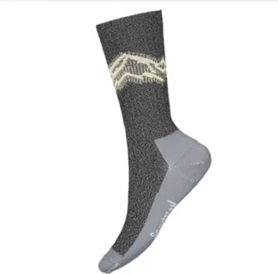 Immagine prodotto di Calzini Smartwool Classic Hike Light Cushion Mountain Pattern Crew, nero, taglie 38-41 (uomo)