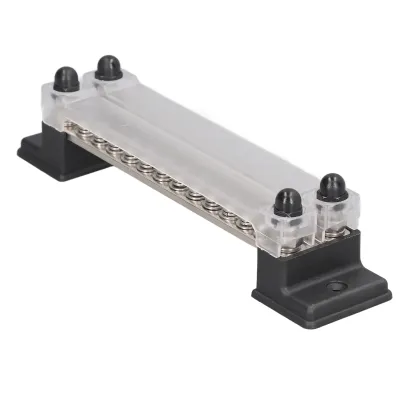 Produktbild von Klemmenschiene,24-Klemmen-Sammelschiene,Sammelschienenblock,Stromverteilungsblock,Stromverteilungsklemme,Erdverteilungsblock