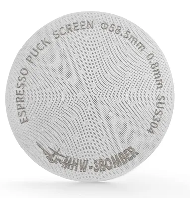 Puck Screen 58 mm, 0,8 mm, Edelstahl, für Siebträger