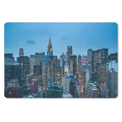 Produktbild von MuchoWow® Schreibtischunterlage New York - Skyline - Empire State Building 60x40 cm - XXL Mauspad - Großes Mauspad