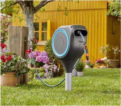 Produktbild von Gardena 18614-20 Garten-Schlauchbox RollUp M (türkis) 20 m