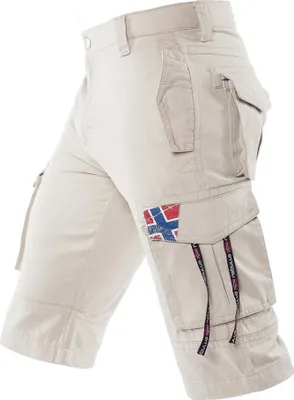 Produktbild von Nebulus Cargo Short BOODY Herren, Sommer Hose , Herren mit 6 Taschen , Q840 - Herren, beige, L