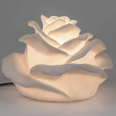 Produktbild von Außenlampe, Outdoor Gartenlampe Rosenblüte H. 25cm aus Fiberglas Formano S26