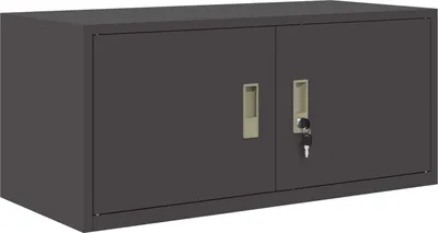 Zdjęcie produktu dla vidaXL Szafka do przechowywania z półką Czarny 90 x 40 x 40 cm