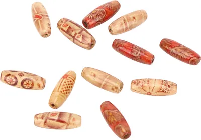 Obrázok produktu pre Drevené korálky, oválne korálky, nástroje pre domácich majstrov, šperkársky materiál, šperkárske doplnky
