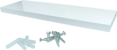 Image de Étagère flottante Blanc brillant 60 x 24 cm - Par pièce