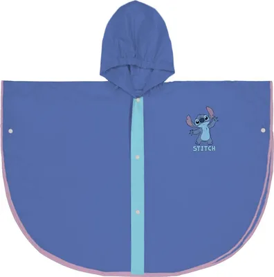 Produktbild von Regenmantel Poncho Stitch Blau 3-4 Years Disney
