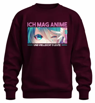 Imagen del producto de Me gusta el anime y, quizás, esta sudadera con capucha tipo pullover, diseño "Kawaii Otaku Manga Fan Chibi", color burdeos, talla XXL