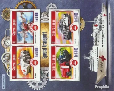 Produktbild von Briefmarken Sierra Leone 2015 Mi 6254-6257 Kleinbogen (kompl. Ausg.) postfrisch Sondertransport