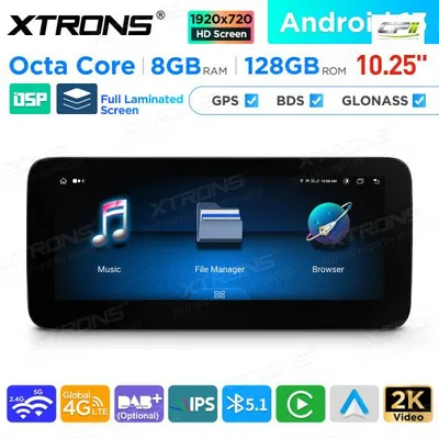 Produktbild von Xtrons QAM1245 Android 10,25 Zoll Multimedia Player Mercedes A-Klasse W176 GPS