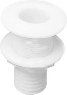 Produktbild von Nuova Rade Durchführung Mit Bündiger Flansch Und Schlauchtülle Weiß 18 mm Weiß 18 mm