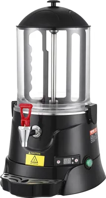Produktbild von VEVOR dávkovač horúcej čokolády, 10-litrový prístroj na horúcu čokoládu s nastaviteľným rozsahom teploty od 30 °C do 90 °C, vysokokvalitný prístroj na horúcu čokoládu s nádržou a dávkovačom z ABS, na horúce nápoje