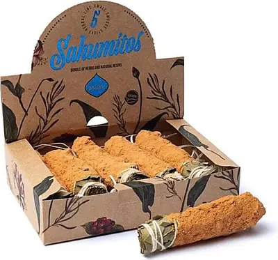 Productafbeelding van Sagrada Madre Sahumitos Smudge Sandelhout Per 5 In Displaydoos - 18x4x12cm