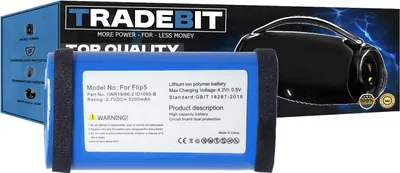 Produktbild von Akku für JBL FLIP 5 Lautsprecher 1INR19/66-2/ID1060-B 5200mAh 3,7V