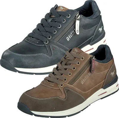 Produktbild von Mustang Herren Halbschuhe Sneaker Schnürung 4154-304, Größe:41 EU, Farbe:Braun