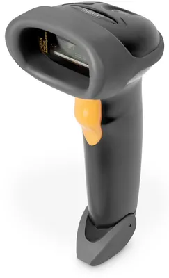 Produktbild von DIGITUS Barcode Handscanner 1D, Kabel, grau
