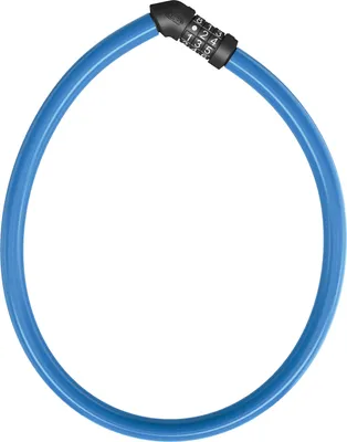 Produktbild von ABUS Kabelschloss 4408C - Zahlenschloss - 65 cm langes Stahlkabel mit Kunststoffummantelung - ABUS-Sicherheitslevel 2 - Blau