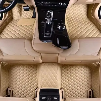 Image de Tapis de sol pour voiture, sur mesure, en matériau résistant, lot de 3 tapis de sol, pour véhicules à conduite à droite