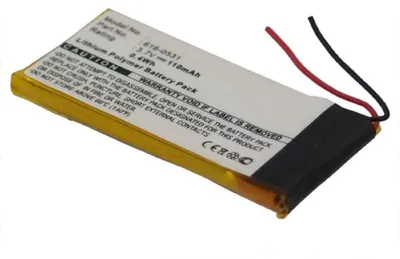 Immagine prodotto di subtel 1x Batteria per Lettore mp3 Compatibile con Apple iPod nano 6 Gen. - A1366, iPod nano 6G, 616-0531 – (110mAh, 3.7V)