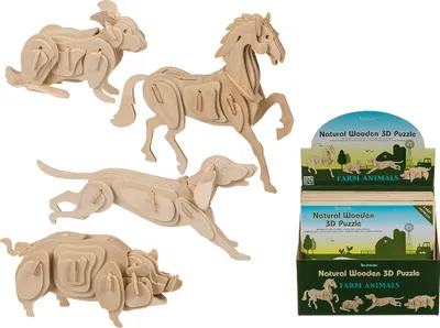 Produktbild von Out of the Blue 3D Puzzle Farmtiere