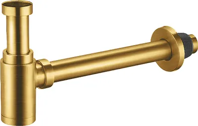 Produktbild von Aloni Messing/Edelstahl Gold gebürstet Siphon 1 1/4"