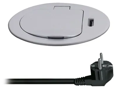 Obrázok produktu pre Zásuvka kancelárska 2m/1zás+1xUSBC 20W SOLIGHT PP122C-PD20 stierorná