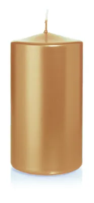 Produktbild von Wiedemann 726154.026 Stumpenkerze - 130 x 70 mm, gold