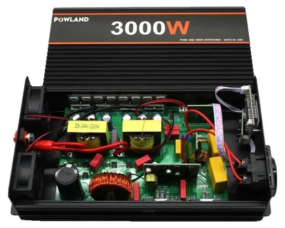 Productafbeelding van Omvormer, zuivere sinusgolf, diverse beveiligingsfuncties, 3000W, geschikt voor Europa, 24V