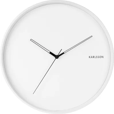 Produktbild von Karlsson Wanduhr Hue - Metall Weiß - Ø40cm