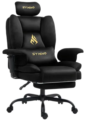 Immagine prodotto di Sedia da gaming – Design ergonomico – Cuscino sedile in memory foam – Nero