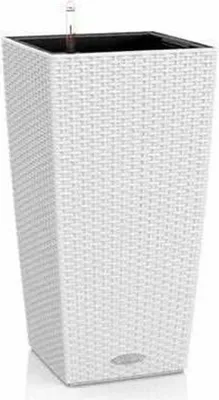 Obrázok produktu pre Kvetináč Lechuza 40 x 40 x 75 cm biely čierny polypropylén