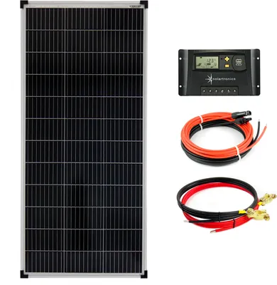 Produktbild von Solar Set 12V 100 Watt Solarpanel 20A Laderegler Solaranlage Garten Camping PV