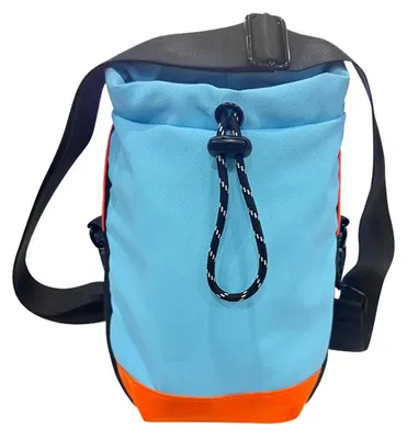 Image de Pour Nintendo Switch 2 Crossbody Sac de rangement bleu orange