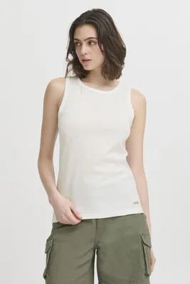 Immagine prodotto di OXMO OXPIMINI, top da donna, camicia, misto cotone, vestibilità aderente
