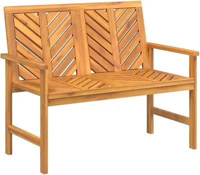 Imagen del producto de Banco de jardín de 109 cm, fabricado en madera de acacia maciza