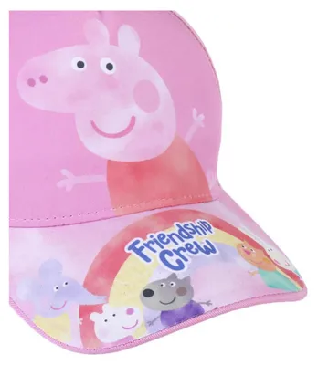 Productafbeelding van Cap voor meisjes, Peppa Wutz en haar vrienden, muts met klittenbandsluiting, zonnehoed