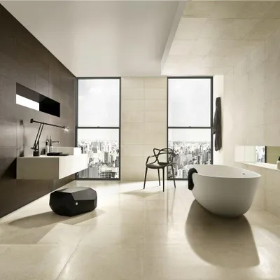 Productafbeelding van CASA39, porseleinen vloertegel met steeneffect, kleur wit, afmeting 60x60 cm, Margres Slab, steenlook