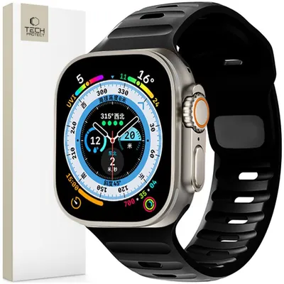 Immagine prodotto di Tech-Protect Iconband Line Apple Watch 6 / 7 / 8 / 9 / 10 / Se / Ultra 1 / 2 (44 / 45 / 46 / 49 Mm) Nero
