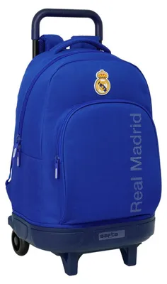 Produktbild von Safta Real Madrid 33l 33x45x22 Cm Rucksack Mit Rollen Blau  Kinder Blau One Size