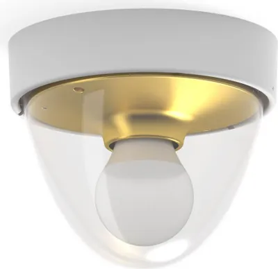 Produktbild von Runde Deckenleuchte mit Bewegungssensor IP44 Ø18cm rund klein E27 Deckenlampe Bad Treppenhaus Flur