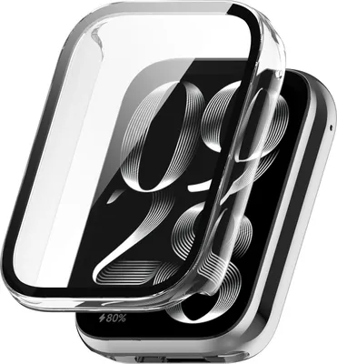 Obrázek produktu pro INF Ochranné pouzdro Xiaomi Smart Band 9 Pro Celoplošné pouzdro s tvrzeným sklem Průhledný