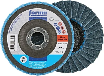 Produktbild von Forum Fächerschleifscheibe 125 mm, Vlies, Vfn